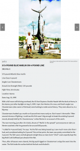 Huge marlin world-record catches on ridiculously thin lines