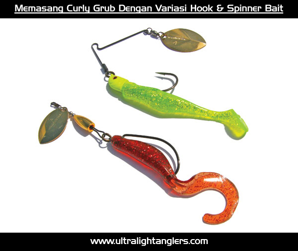 Memasang-Curly-Grub-Dengan-Variasi-Hook-dan-Spinner-Bait