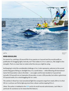 Huge marlin world-record catches on ridiculously thin lines-team-work